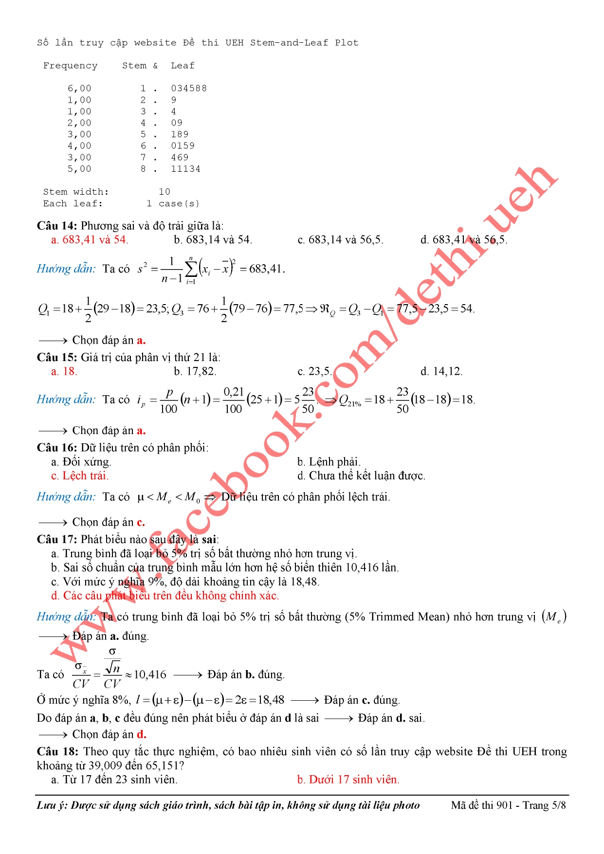 Gói Thi Ôn luyện Thống Kê Ứng Dụng - Image 6