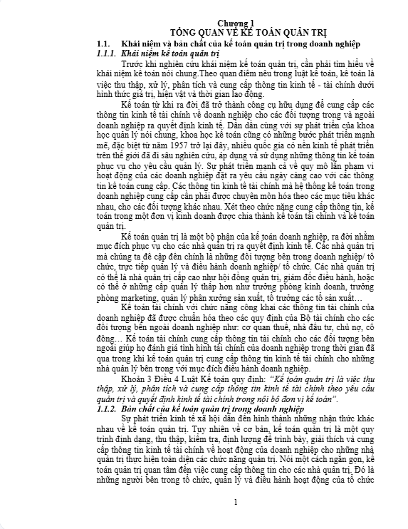 Giáo trình Kế toán Quản trị - Image 3
