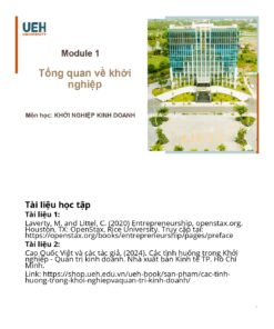 Slide bài giảng Khởi nghiệp kinh doanh