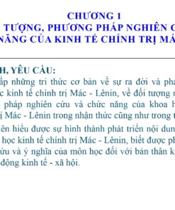 Slide bài giảng Kinh tế chính trị Mác-Lênin