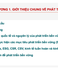 Alternative view of Slide bài giảng Phát triển bền vững