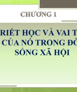 Slide bài giảng Triết học Mác-Lênin
